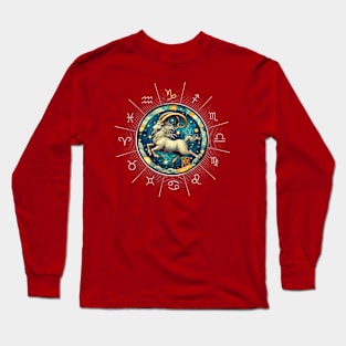 ZODIAC Capricorn - Astrological CAPRICORN - CAPRICORN - ZODIAC sign - Van Gogh style - 11 Long Sleeve T-Shirt